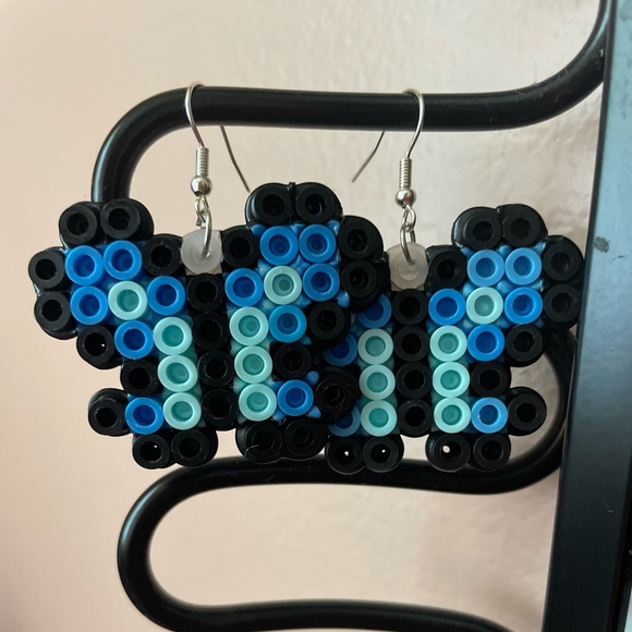 Butterflies Perler beads Earrings 🦋 - Picture 1 of 1
